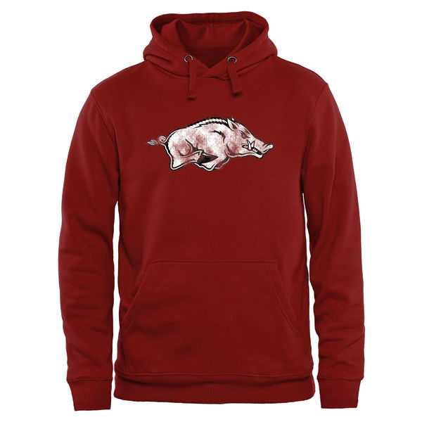 Men's Arkansas Razorbacks Classic Primary Pullover Hoodie - Crimson,We sell and wholesale Men's Arkansas Razorbacks Classic Primary Pullover Hoodie - Crimson on line form chian!
